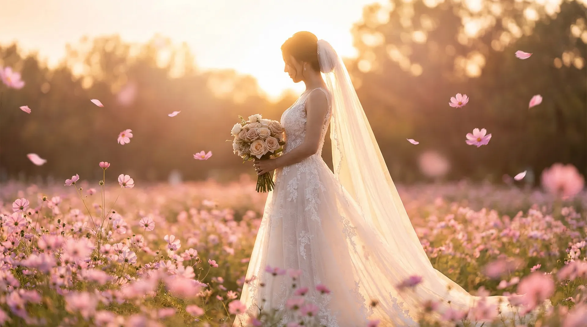 年轻的妈妈中语5 - 浪漫婚纱摄影场景